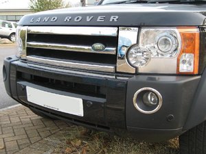 Land Rover Discovery 3 Chrome Front Grille Kit Preview